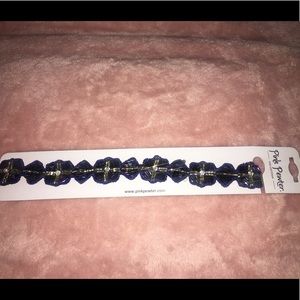 Blue sparkly headband